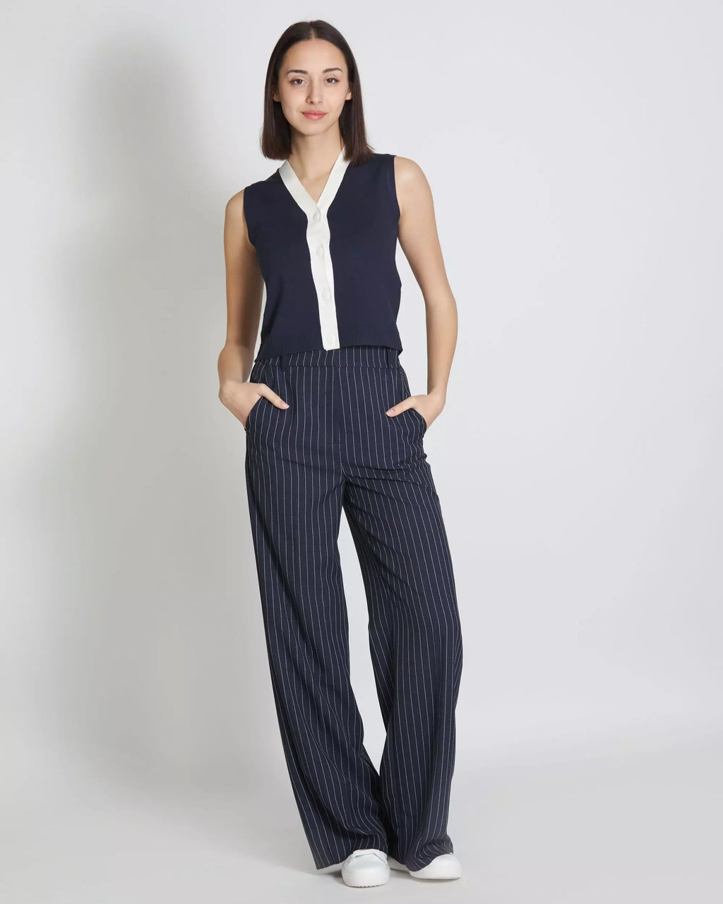 EBM-2415341011 JEREZ NAVY WAISTCOAT