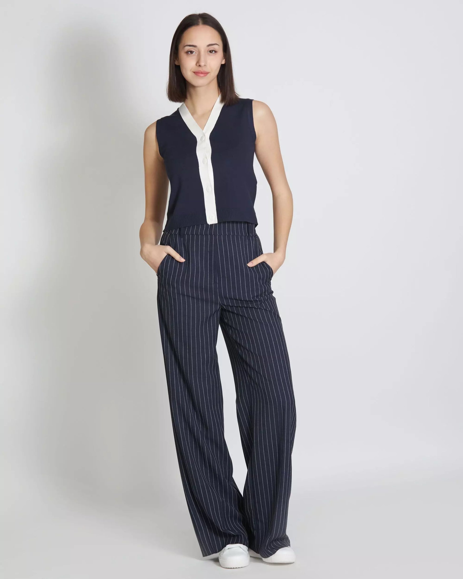 EBM-2415341011 JEREZ NAVY WAISTCOAT