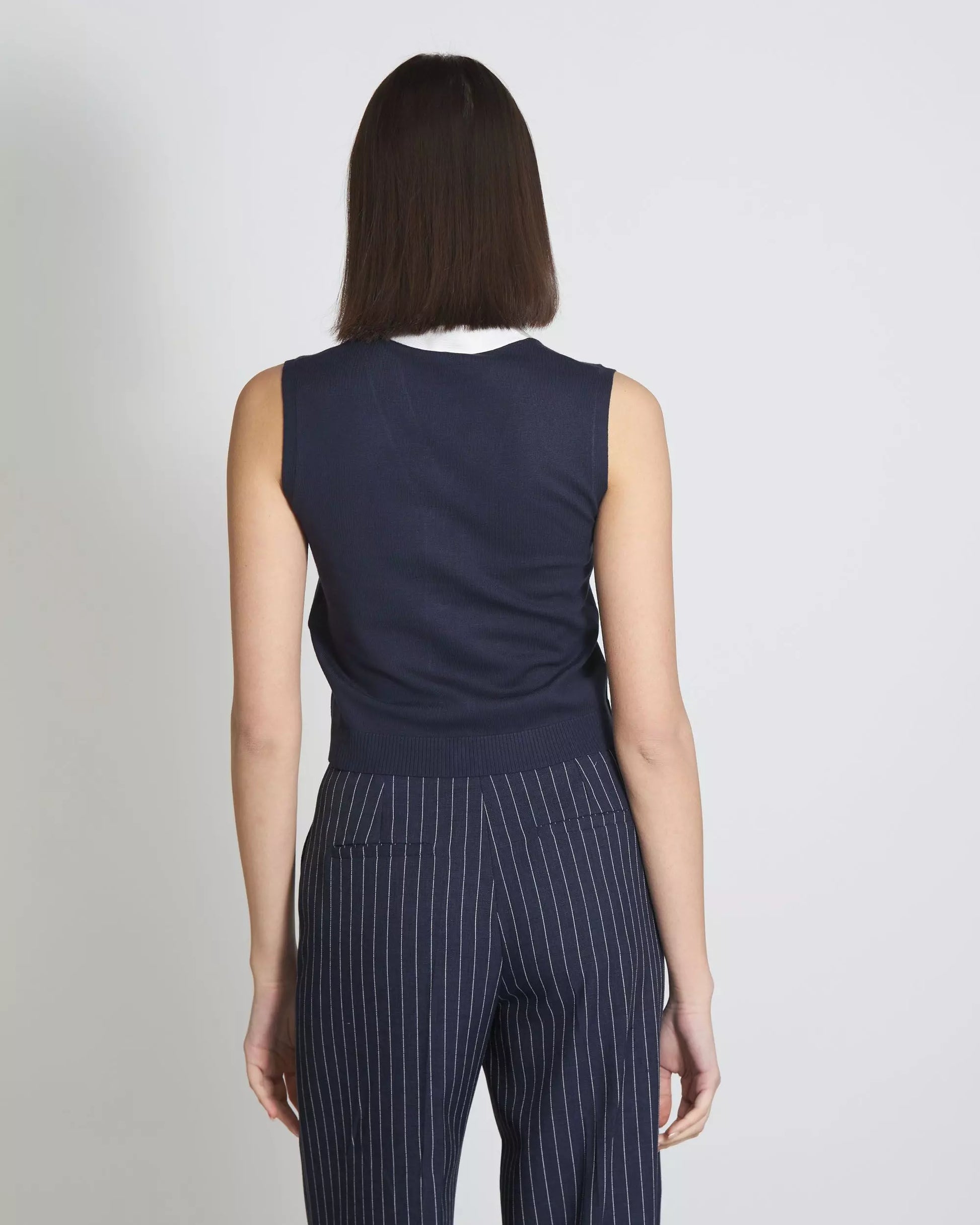 EBM-2415341011 JEREZ NAVY WAISTCOAT