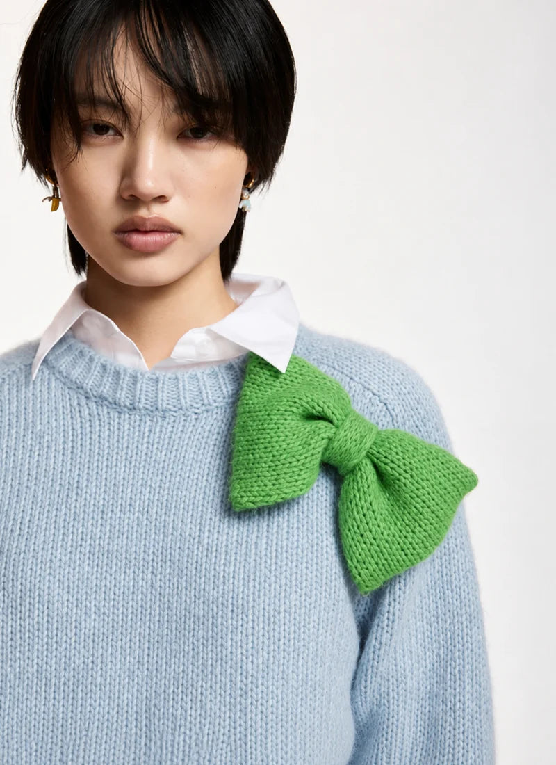 ESA-KOLLIER GREEN BOW BLUE TOP