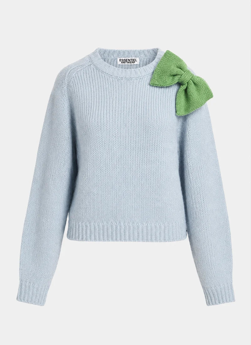 ESA-KOLLIER GREEN BOW BLUE TOP