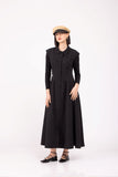 BNI-LQ-24020 BLACK SLEEVELESS DRESS