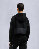 MKN-M14L635 BLACK MIXMEDIA HOODIE