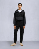 MKN-M14L635 BLACK MIXMEDIA HOODIE