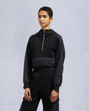 MKN-M14L635 BLACK MIXMEDIA HOODIE