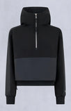 MKN-M14L635 BLACK MIXMEDIA HOODIE