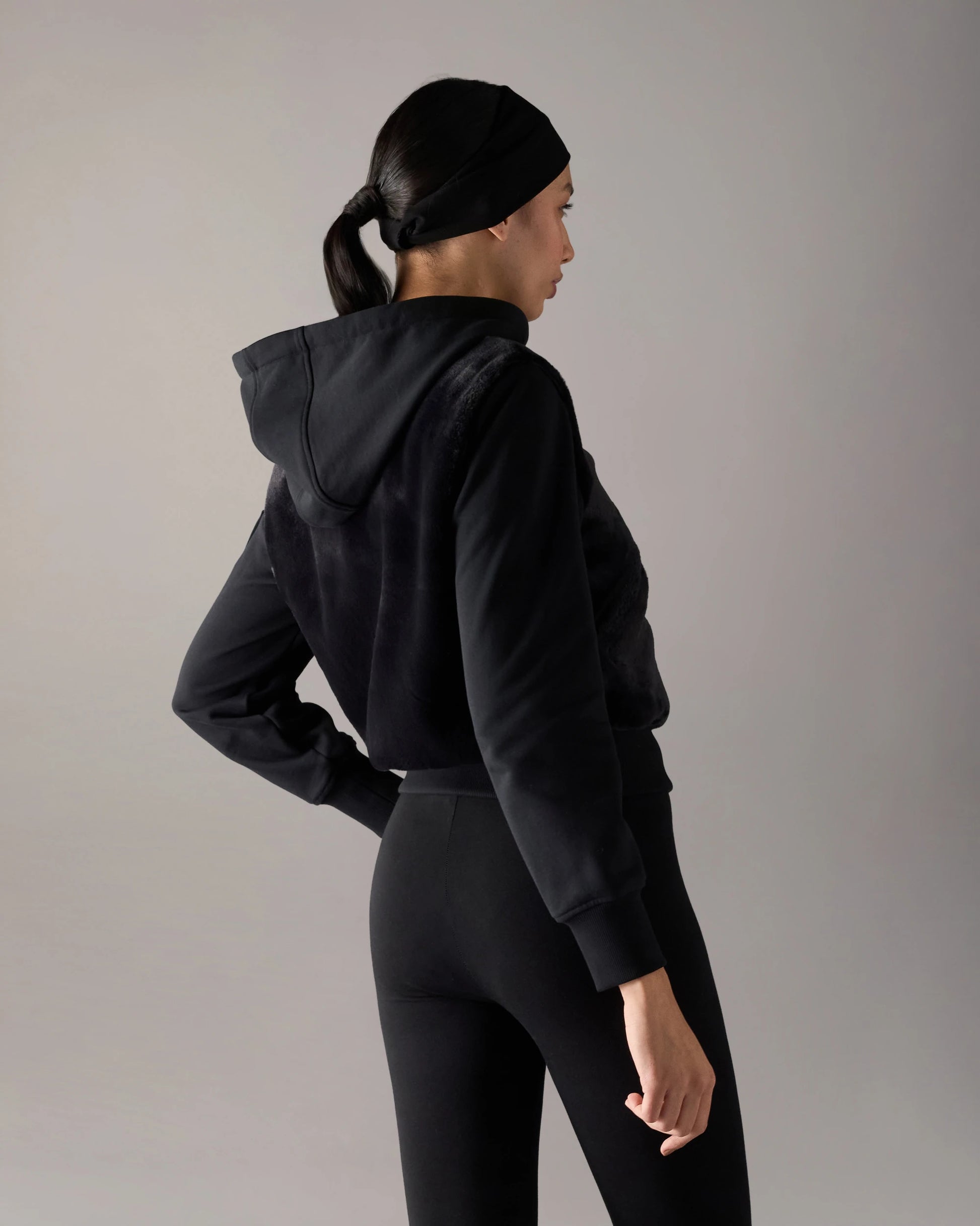 MKN-M15LS610 BLACK ROSELYN BUNNY JACKET