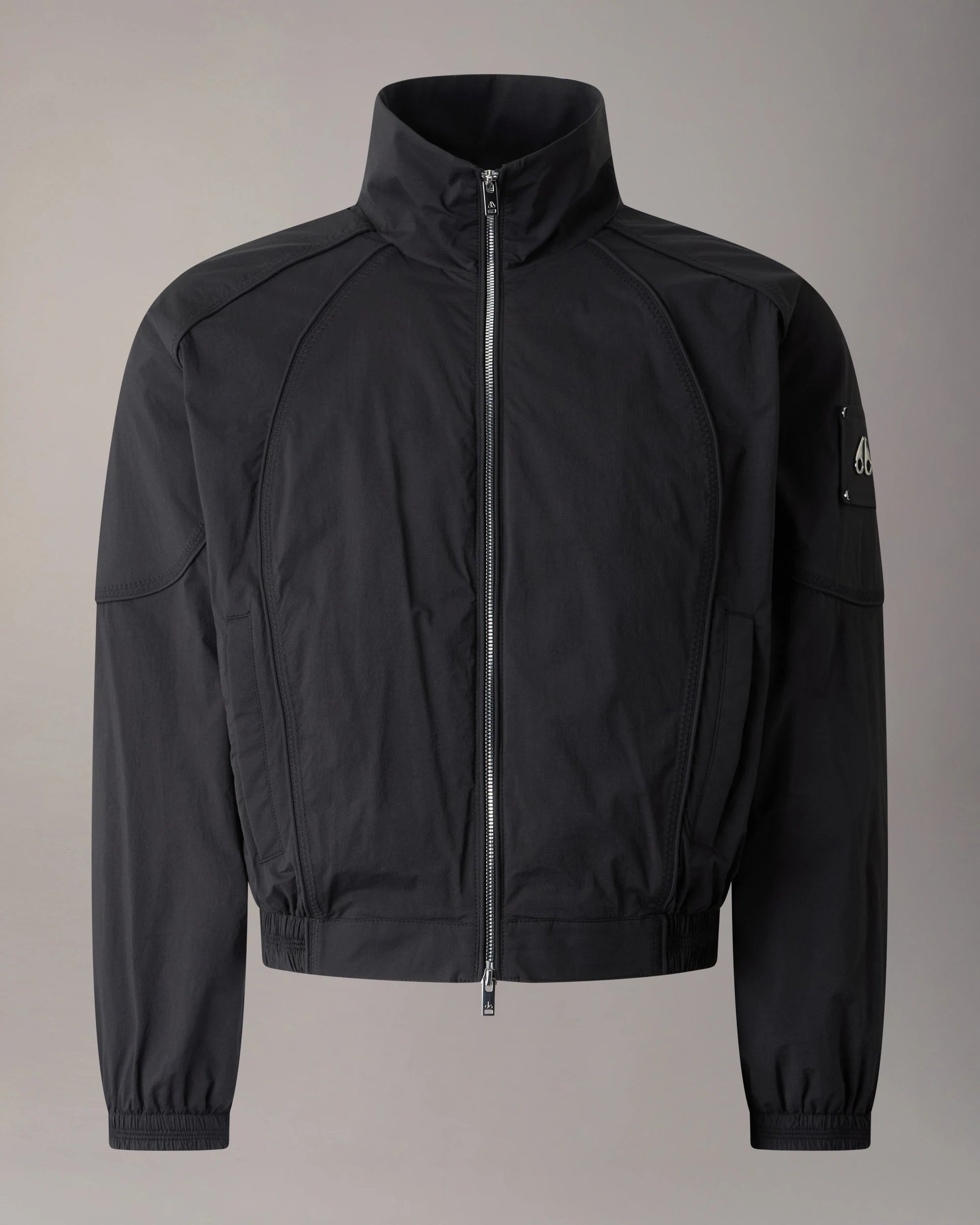 MKN-M16LJ127 BLACK SKYLINE CROP JACKET