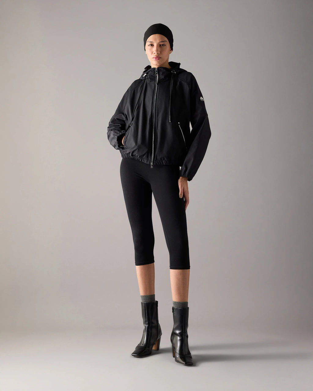 MKN-M16LJ180 BLACK ELEVATE HOODED JACKET