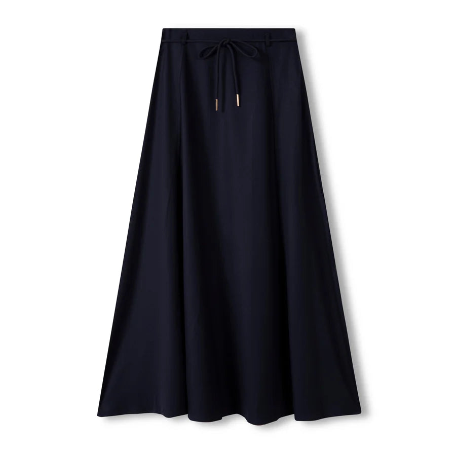 INO-M2-1413 NAVY WINTER ROPE SKIRT