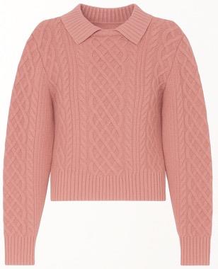 INO-M2-1619 PINK KNIT POO TOP