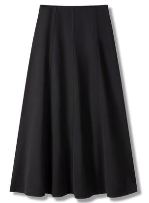 INO-M2-1638 BLACK PANELLED SKIRT