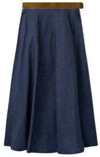 INO-M2-49D-3 BLUE DENIM SKIRT