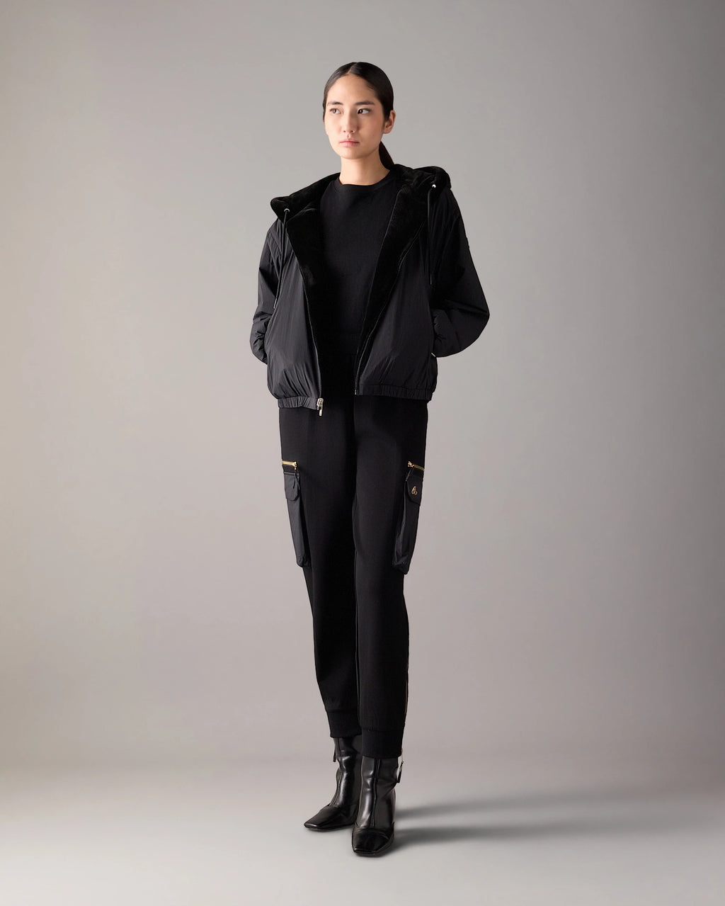 MKN-M34LS652 AW26 BLACK EATON BUNNY JACKET