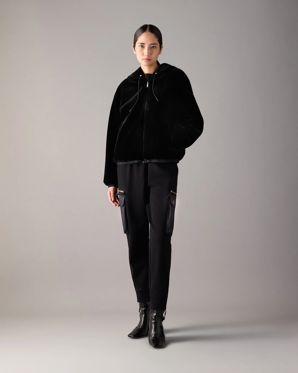 MKN-M34LS652 AW26 BLACK EATON BUNNY JACKET