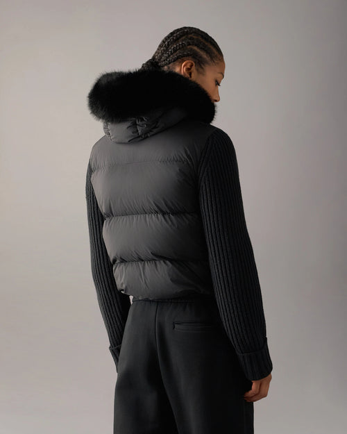 MKN-M36LK660W BLACK EVEREST HYBRID JACKET