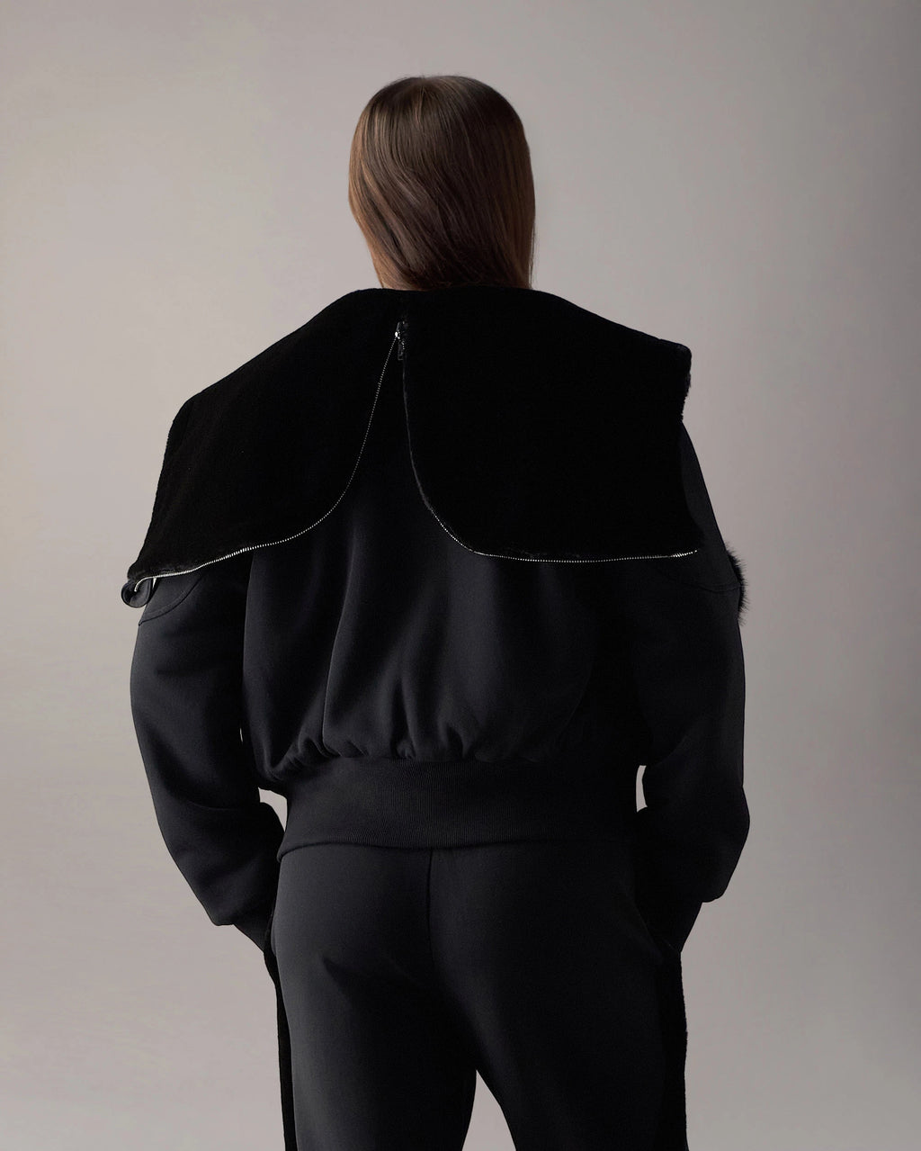 MKN-M36LS611 BLACK ORO REVERSIBLE JACKET