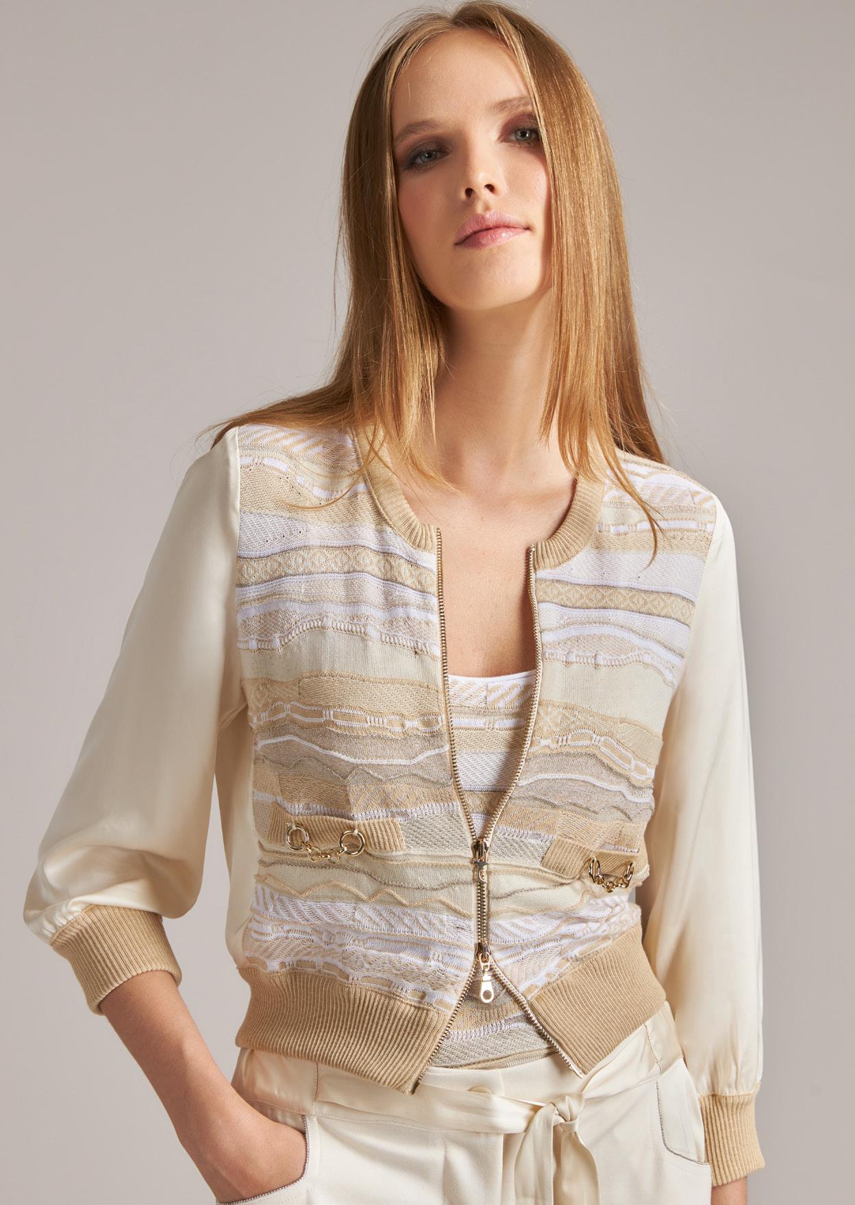 Multi beige cardigan