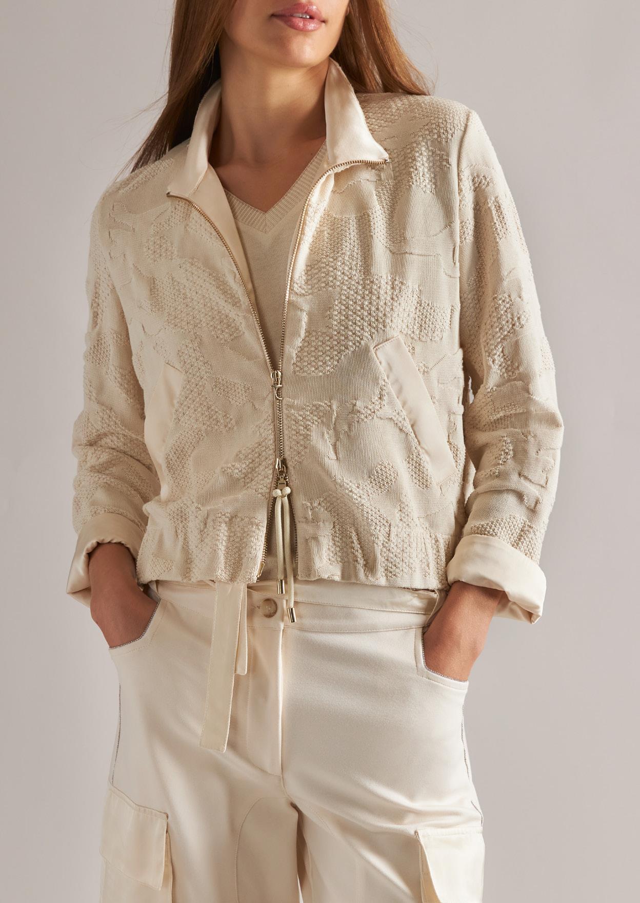 TRC-M701 BLACK FRILLCARDIGAN