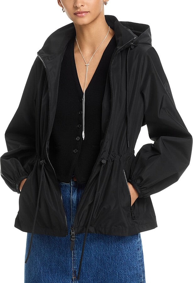 MKG-ISHA-LVS BLACK WAISTED JACKET