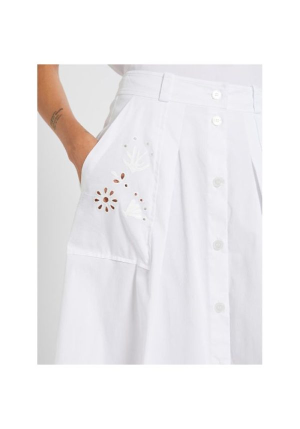 MRL-241310108 FAGO WHITE SKIRT