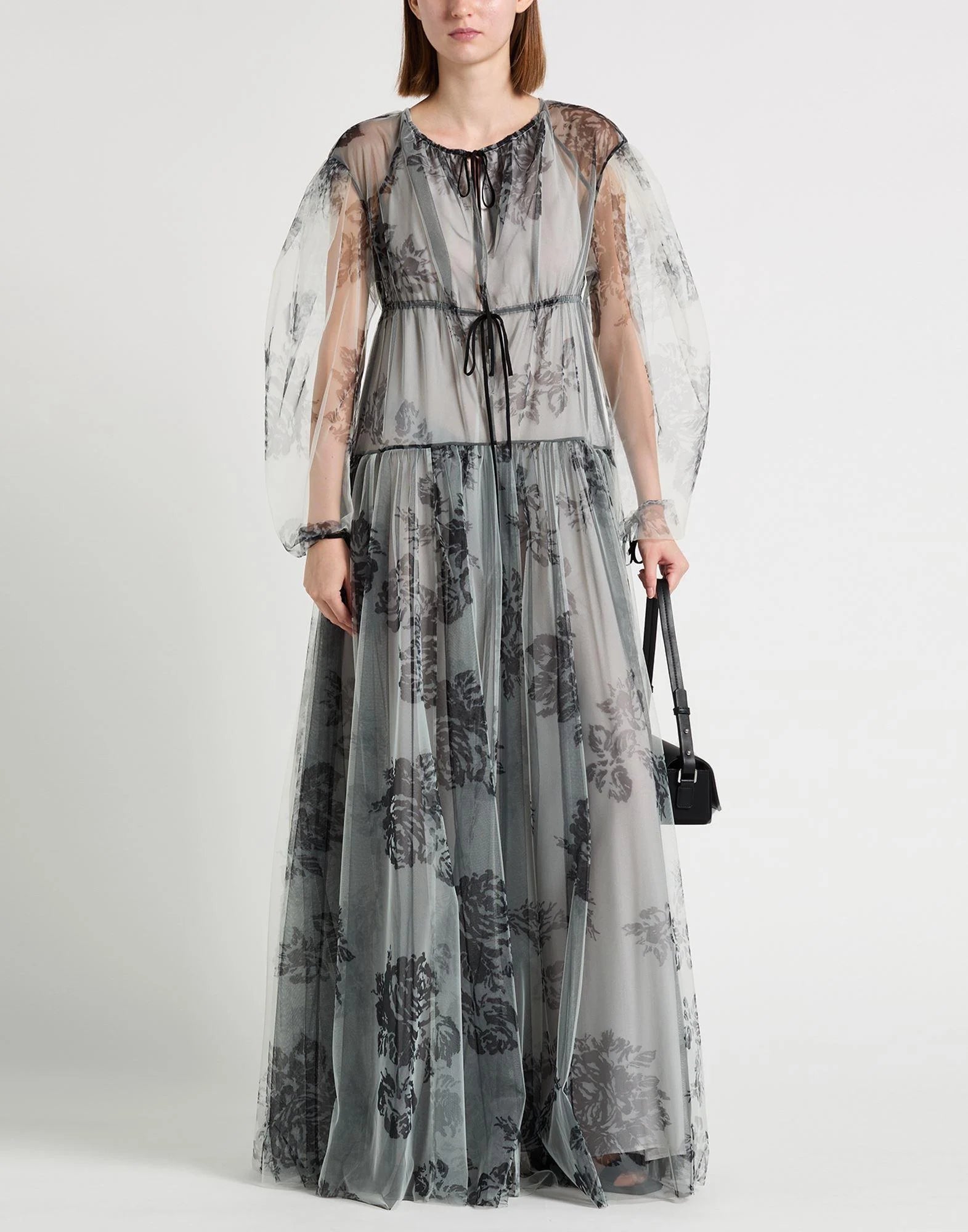 PHY-0437 FANTASY PRINT GREY GOWN