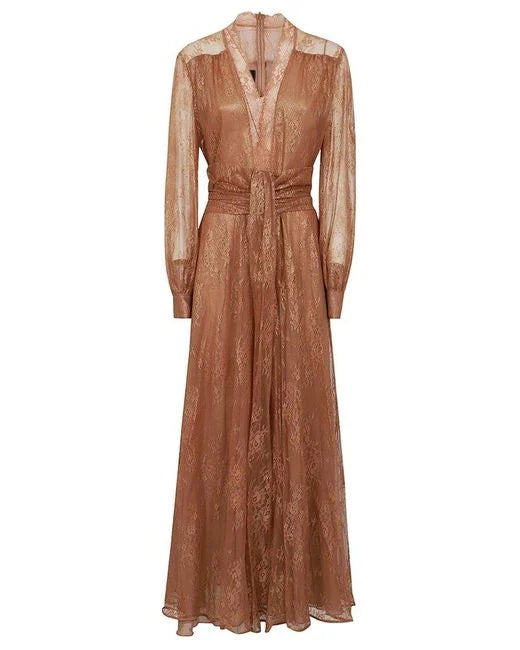 PKO-103100 DIANELLA BEIGE DRESS