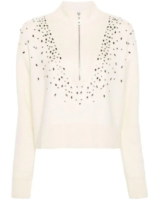 PKO-10432 BOMBAY WHITE TONE CARDIGAN