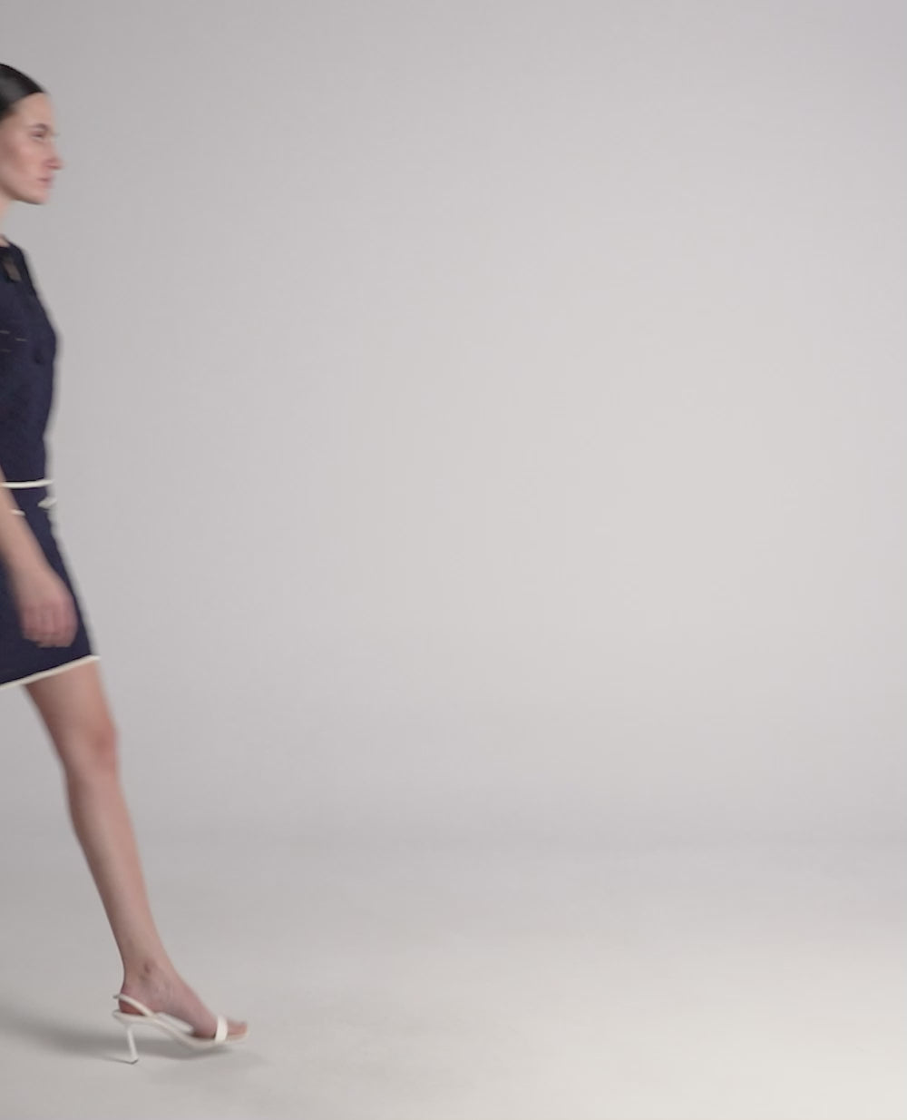 TWS-261TP3031 MIDNIGHT BLUE&WHITE TOP