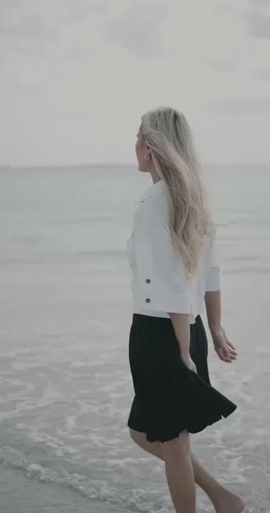 ALZ-J483 IVORY DIANA SHIRT