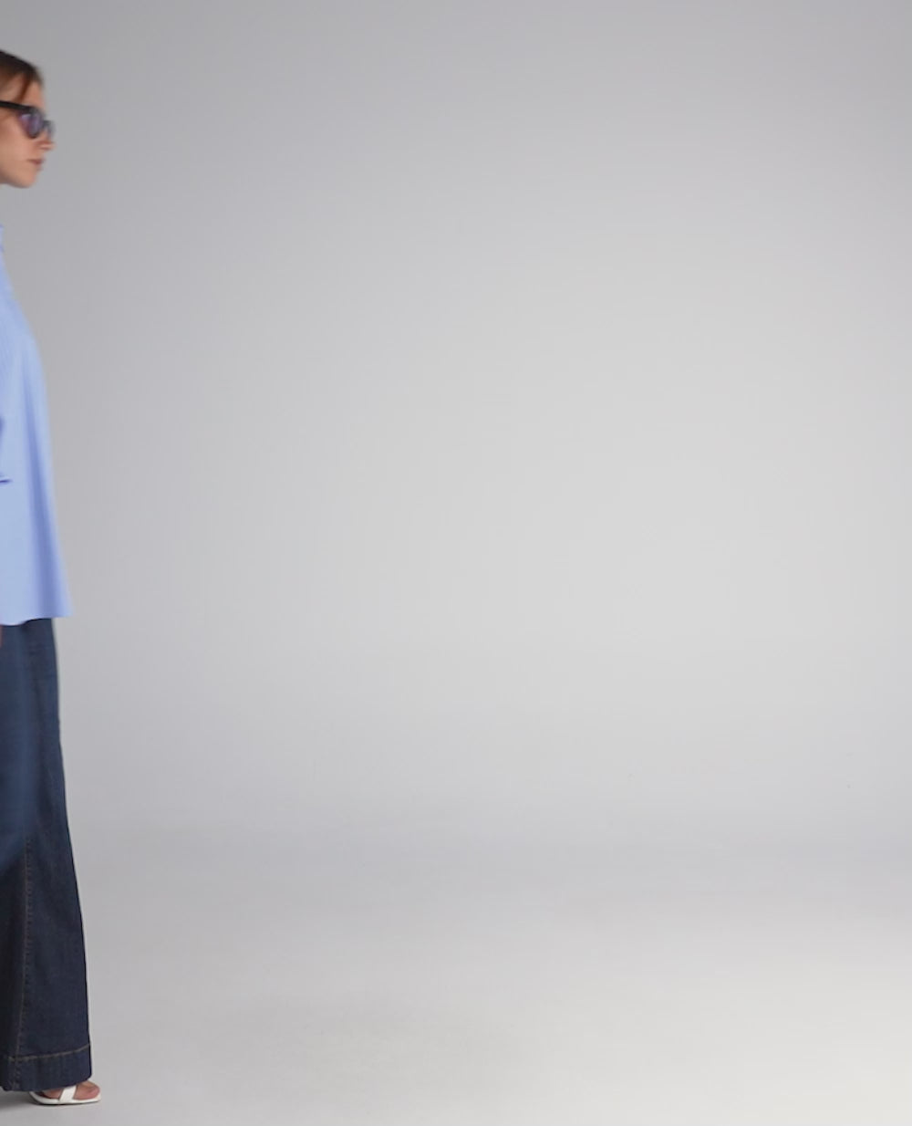 TWS-262TP276A BLUE STRIPED SHIRT