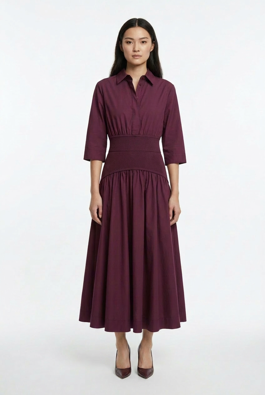 SMK-OVIE FIG KNIT COTTON SKIRT