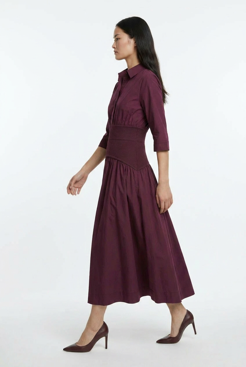SMK-OVIE FIG KNIT COTTON SKIRT