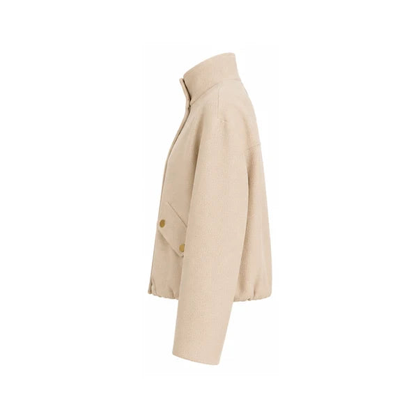 ARB-1026 OATMEAL OVERIZED JACKET