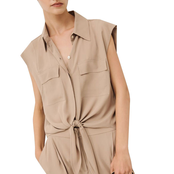MRL-24131111 FANTE CAMEL BLOUSE