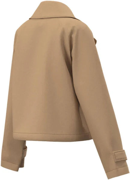 EBM-251502105 AFELIO CAMEL SHORT JACKET