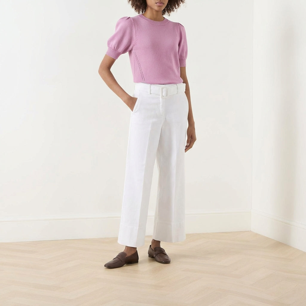 MRL-2613361074 MLSSUMERO PINK KNIT TOP