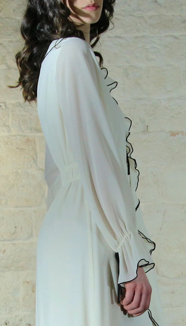 TWS-241TE2120 BEIGE MAXI DRESS