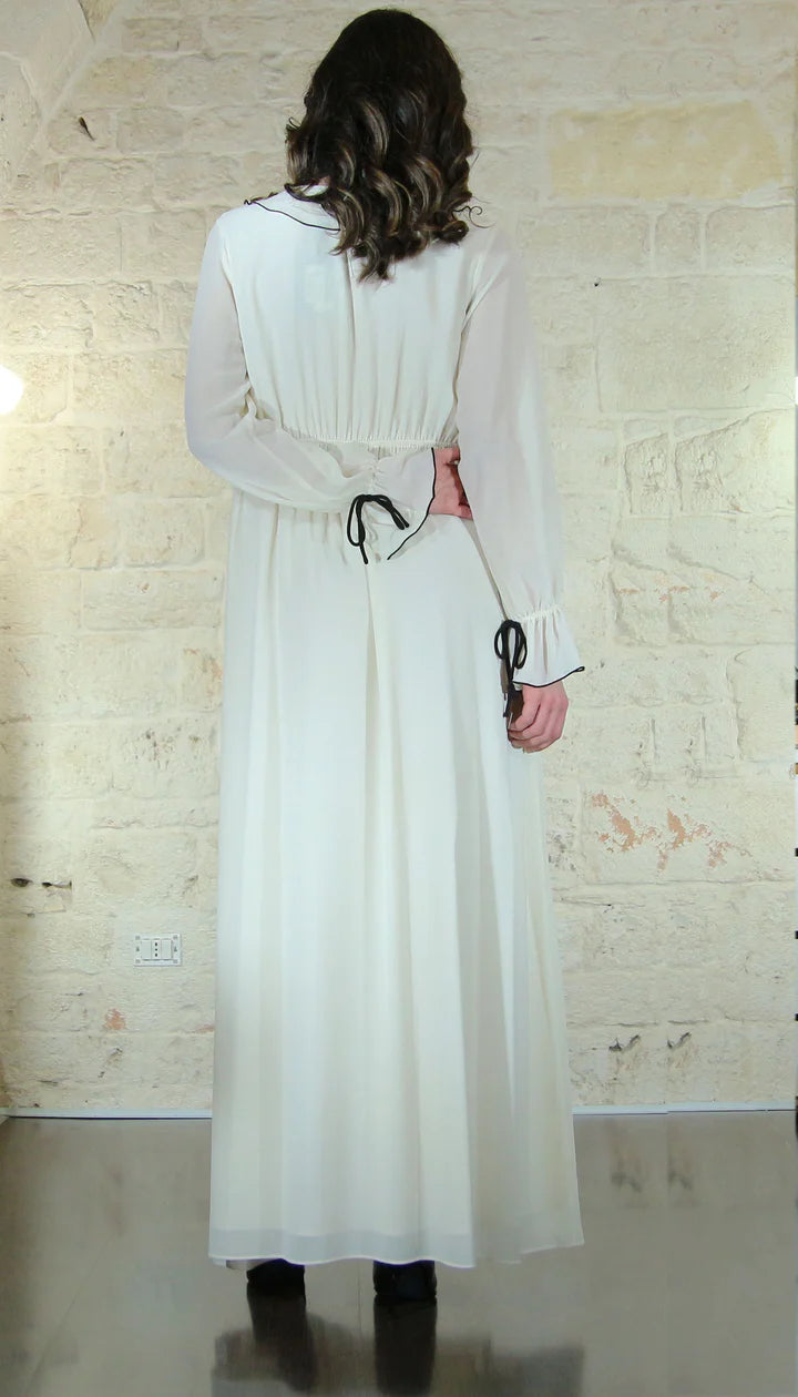 TWS-241TE2120 BEIGE MAXI DRESS