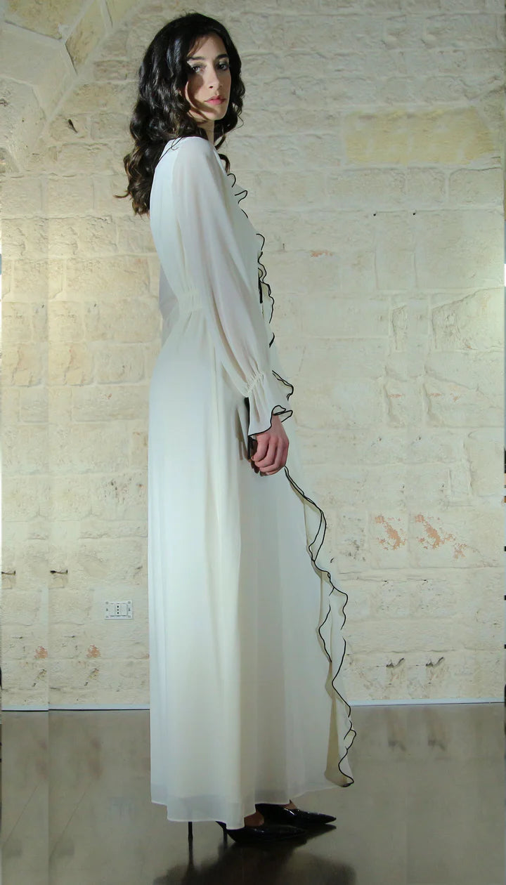 TWS-241TE2120 BEIGE MAXI DRESS