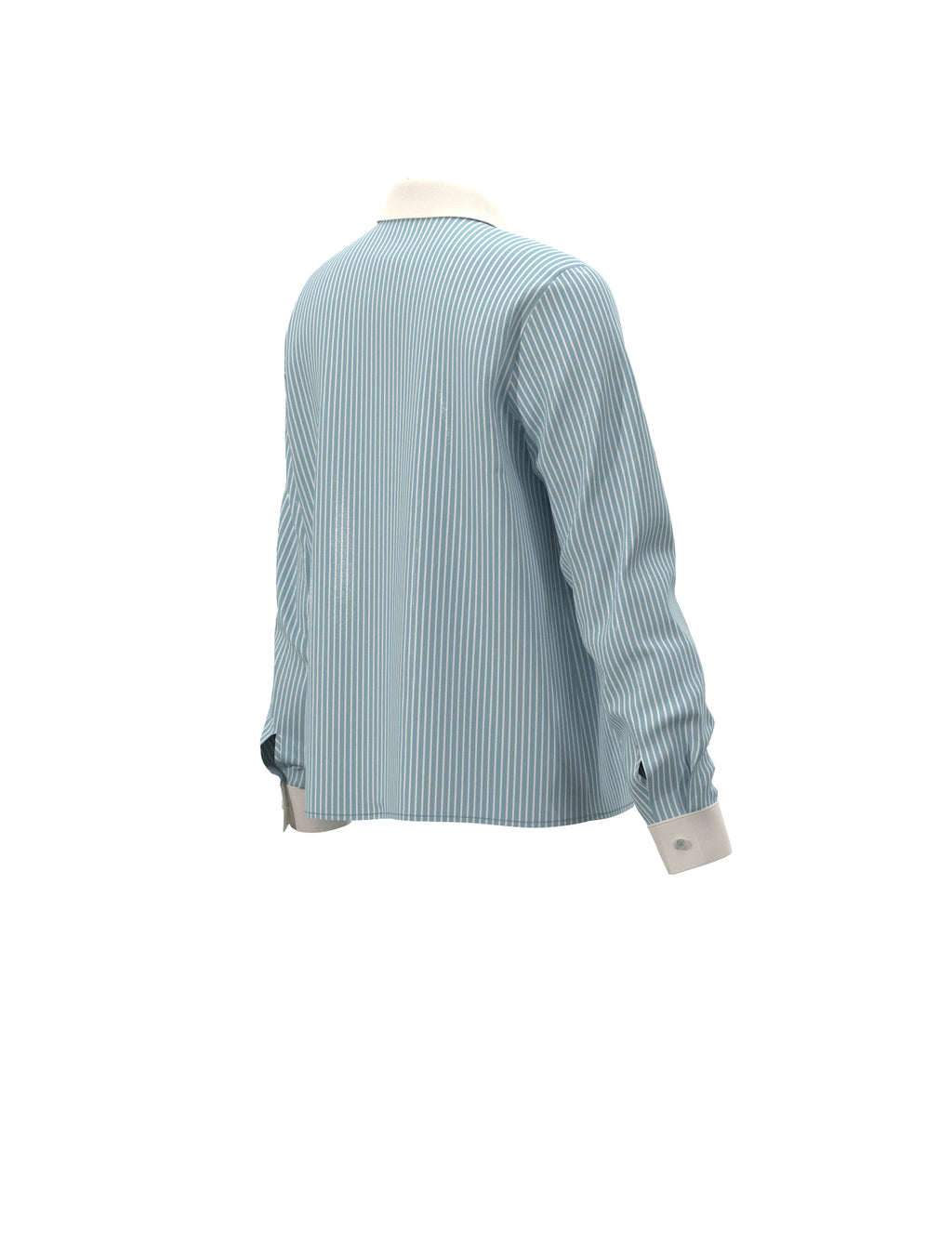 EBM-1111 VANDEA STRIPED BLUE SHIRT