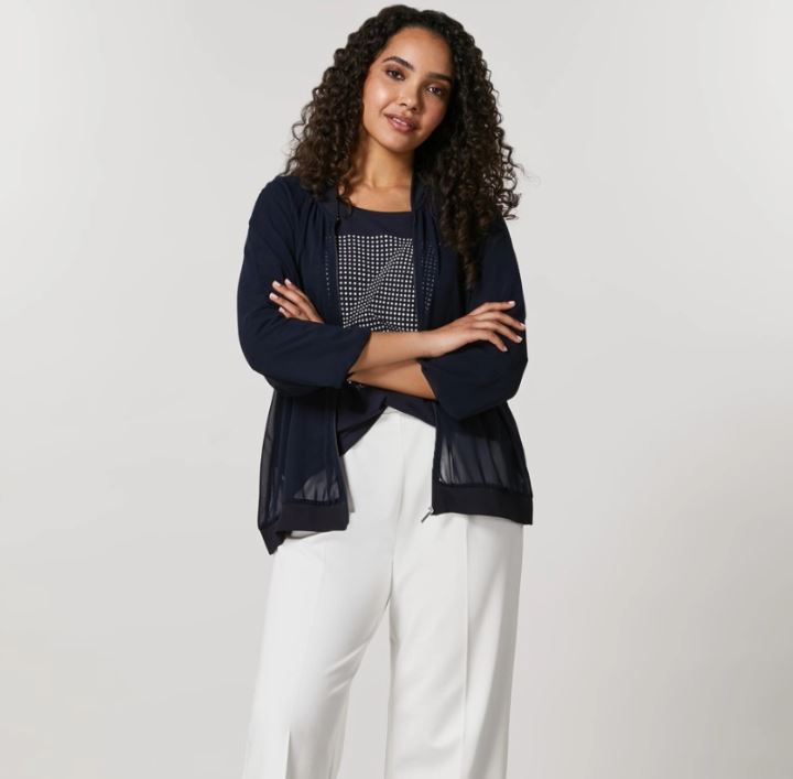 PER-1041283 CARLOTTA NAVY CARDIGAN