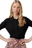 APP-23-250 BLACK KNIT BLOUSE