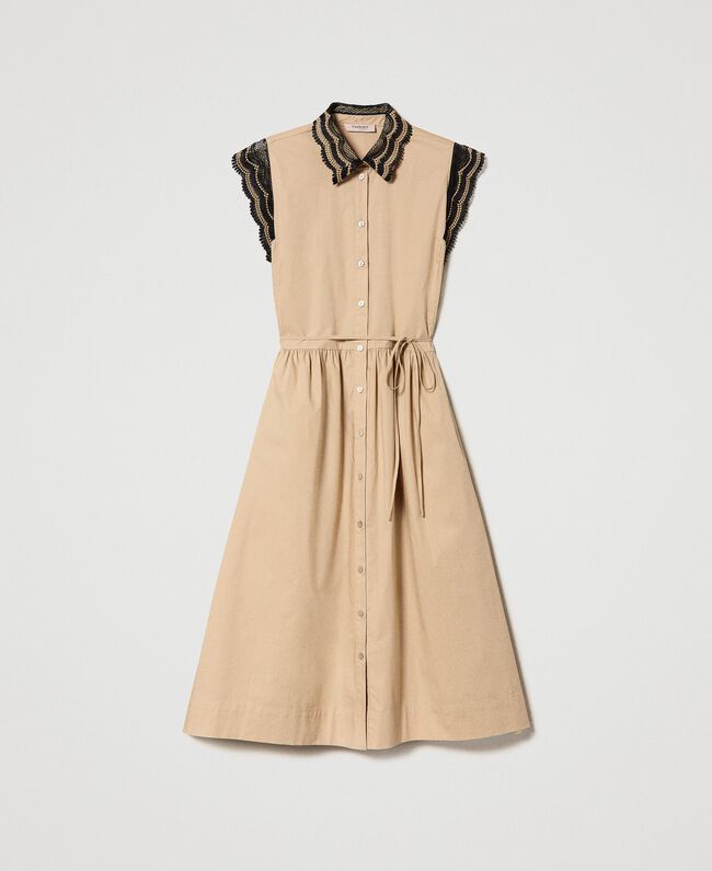 TWS-231TT2120 BEIGE&BLACK DRESS