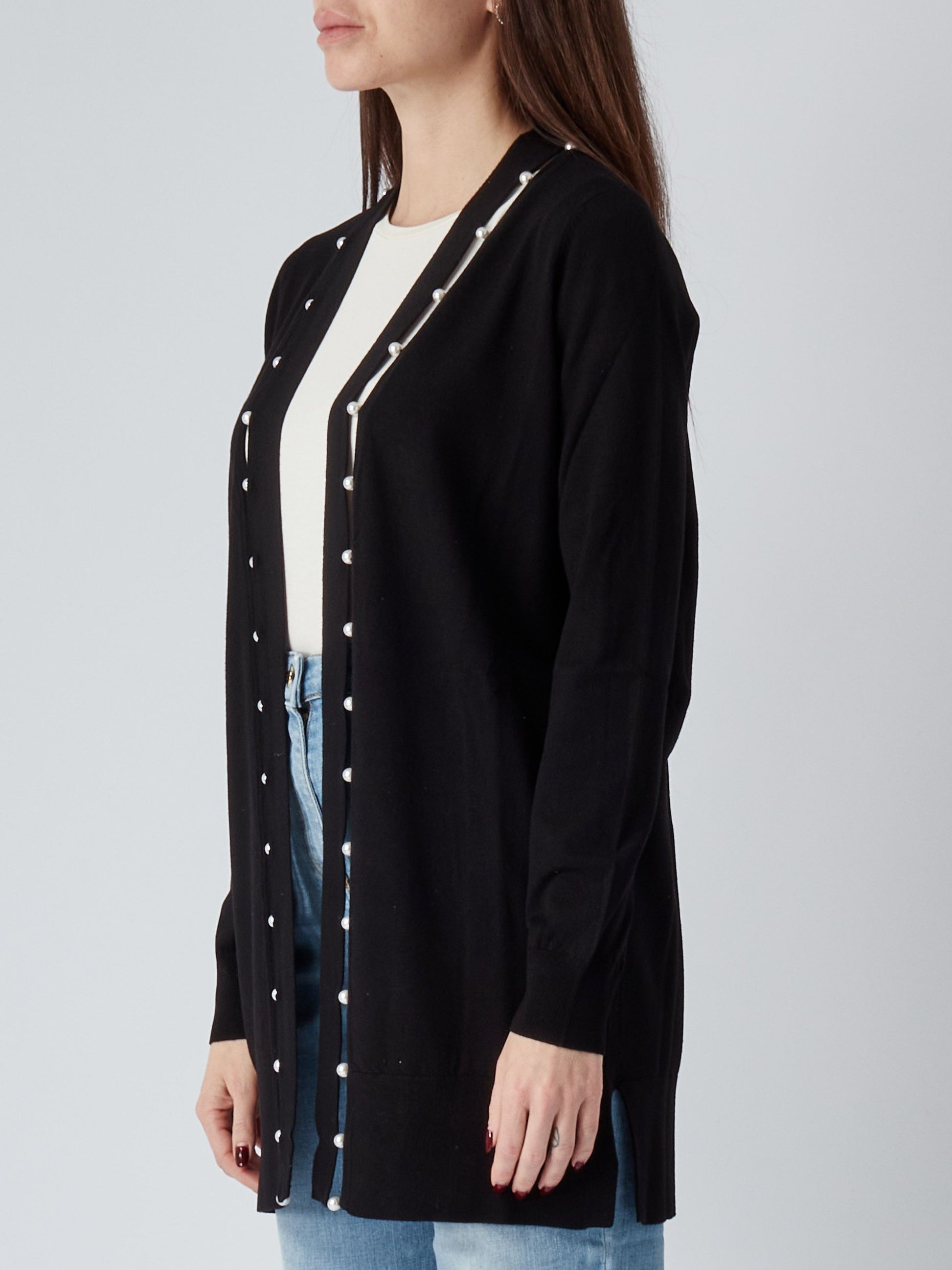 TW-231TP3482 BLACK CARDIGAN