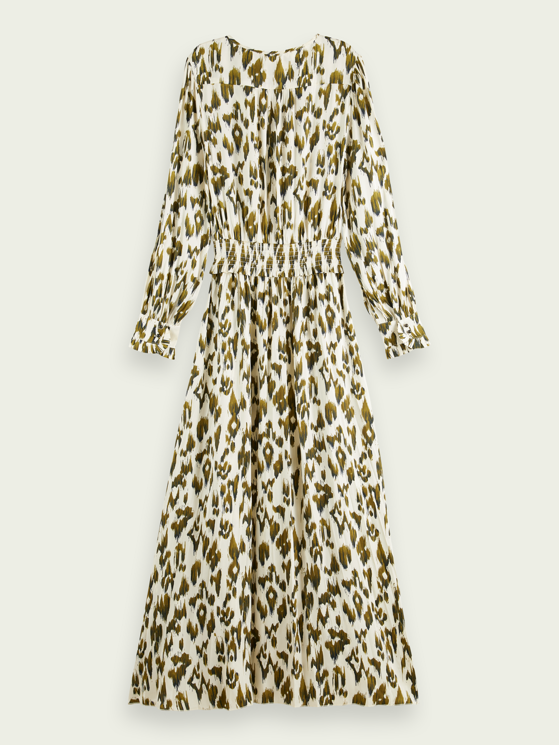 SAS-17095923PSLM GREEN&WHITE DRESS