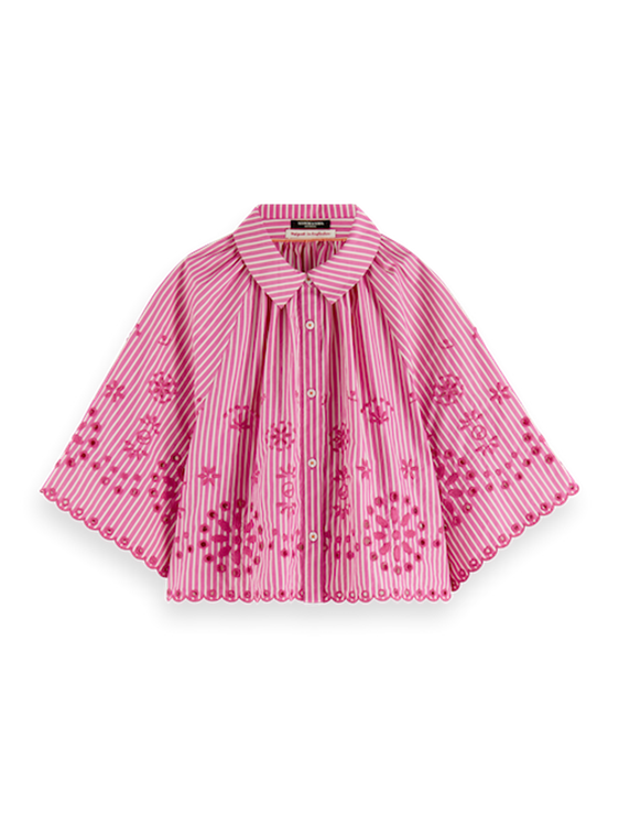 SAS-17272323PSLM PINK STRIPE SHIRT