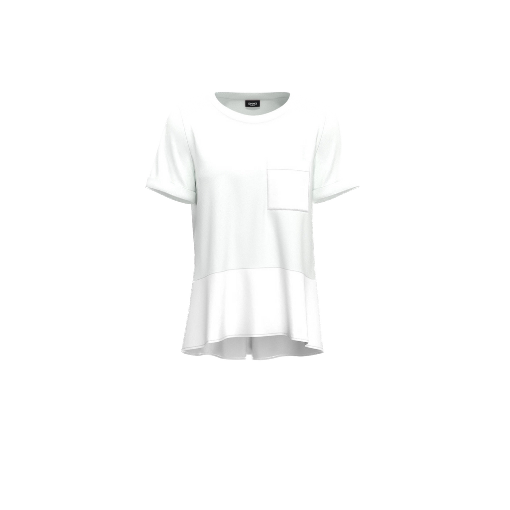 EB-2359710734200 PECE WHITE T-SHIRT