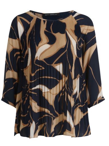 BTB-85551925 BLUE&BEIGE TOP