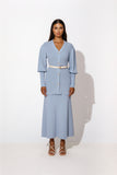 BYM-3025416 ISSA BLUE CARDIGAN